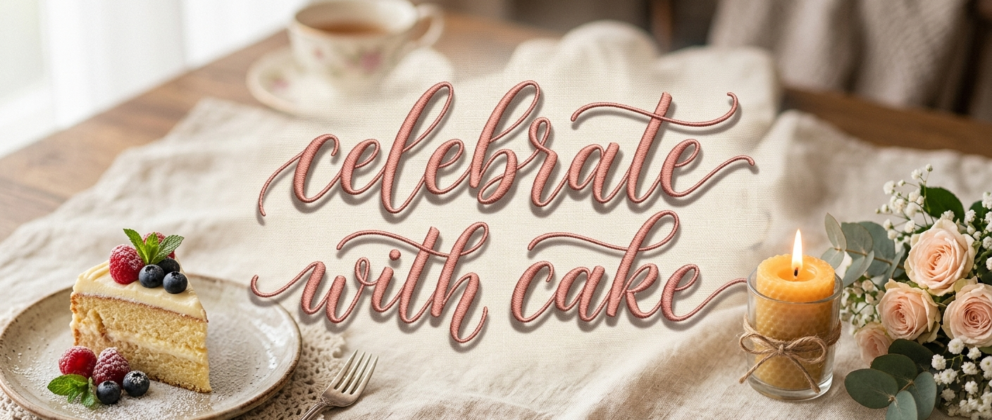 Celebrate with cake